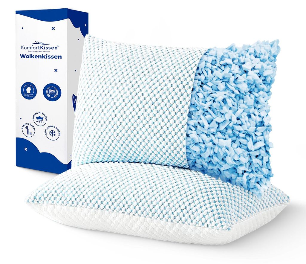 Wolkenkissen - Premium Memory Foam Kissen - Produktbild 