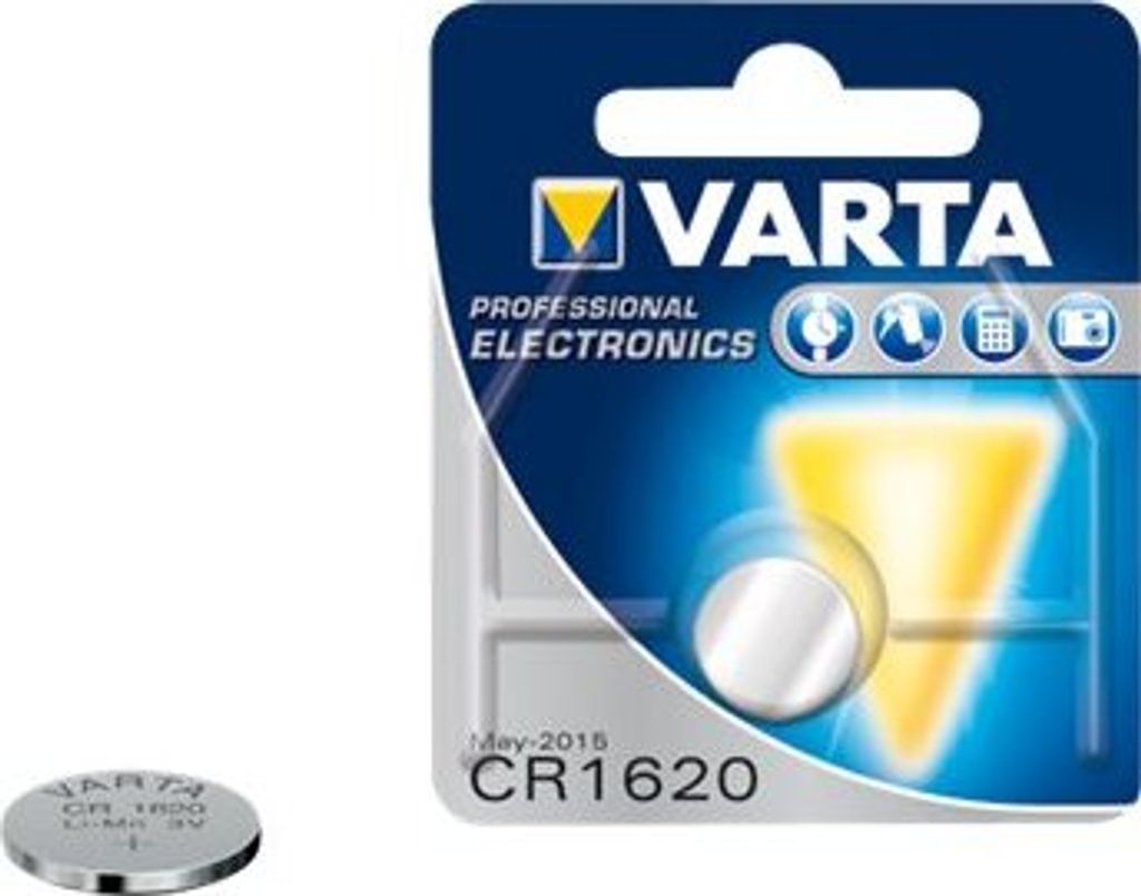 VARTA Knopfzellenbatterie Electronics CR1620 Lithium Produktbild 30