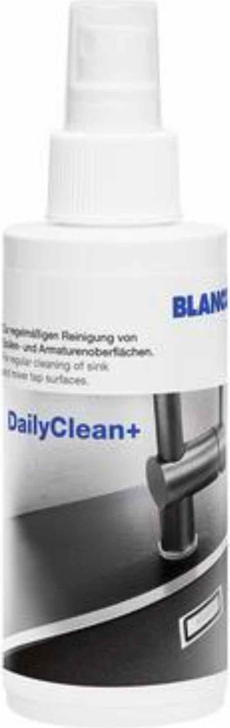 A bottle of cleaning product with a spray nozzle.