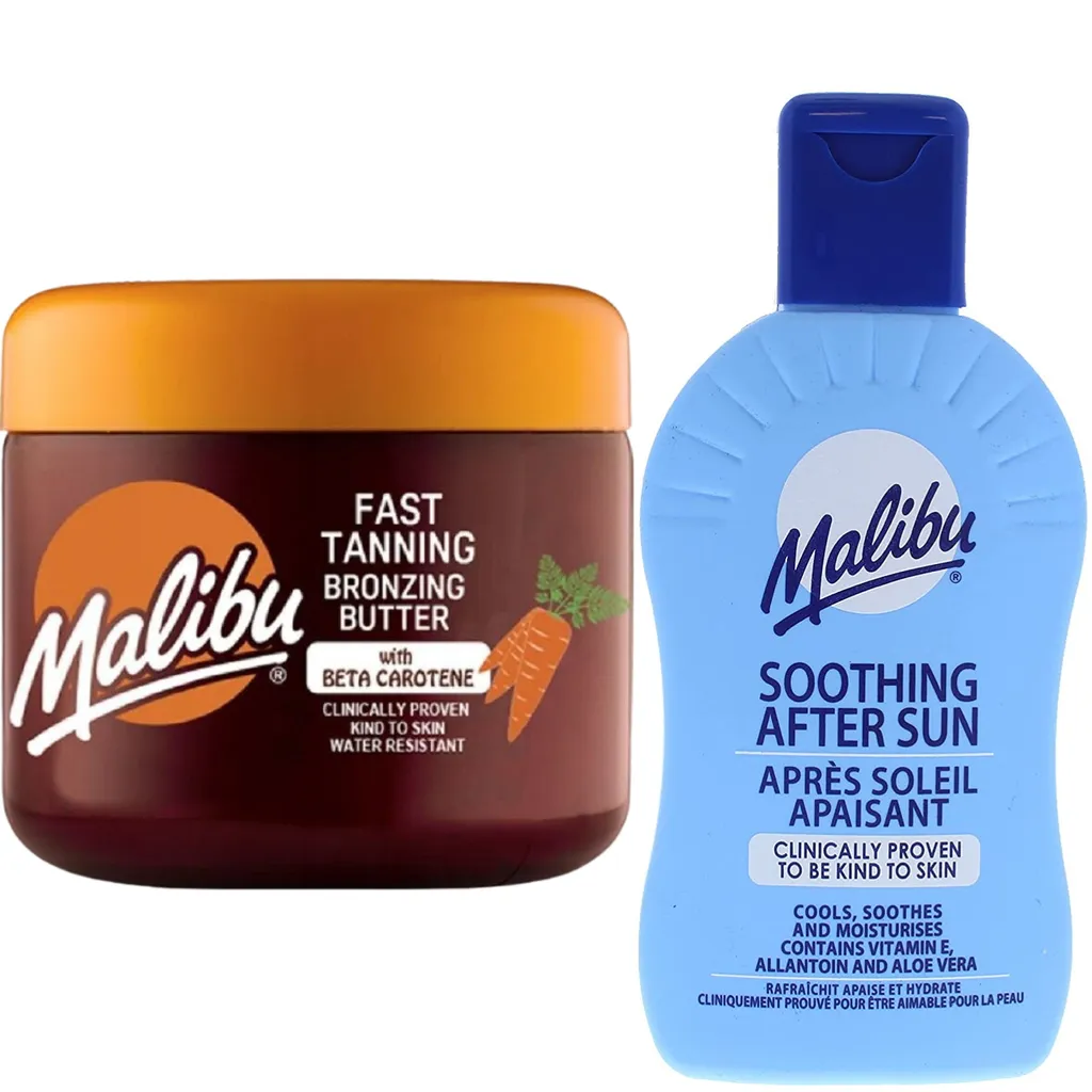 Kit Abbronzatura Intensa Malibu | Olio Acceleratore + Balsamo 200ml