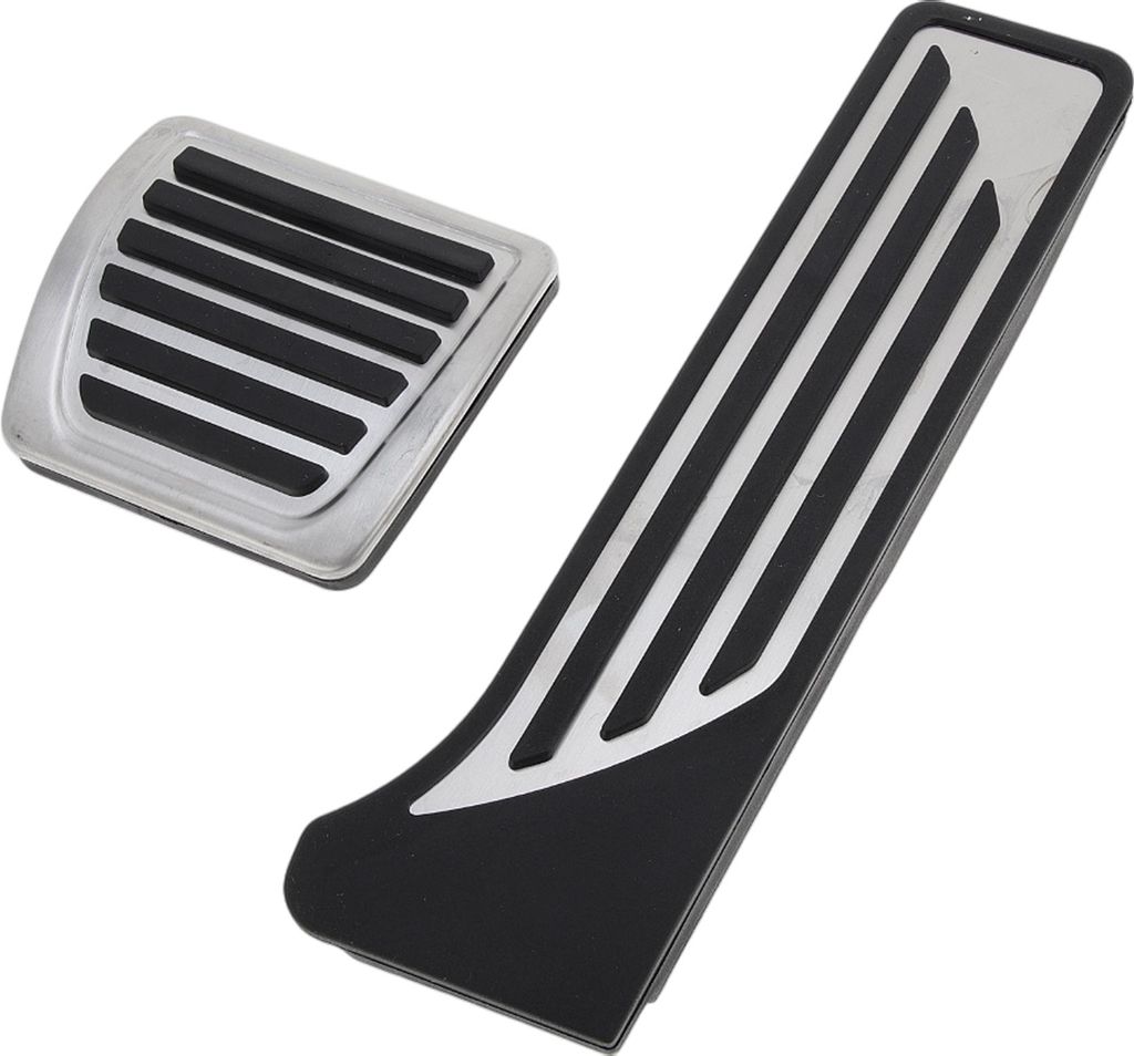 1 Satz Automatische Fußstützenabdeckung Fußstützenpedal-Pads Fußstützen-Dead-Pedal-Pad-Abdeckung für Alfa Romeo Giulia 2017-2021 Edelstahl S...