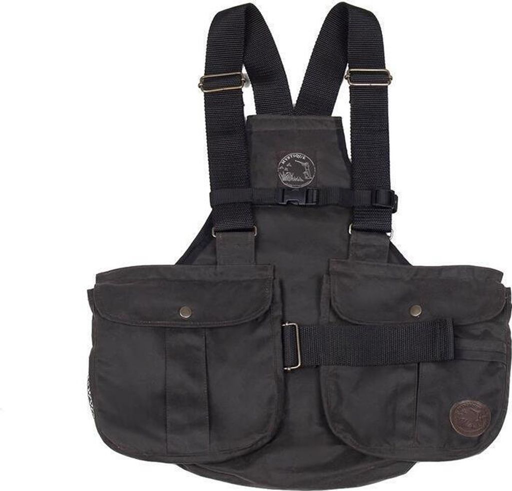 Mystique Dummyweste Trainer braun gewachst S