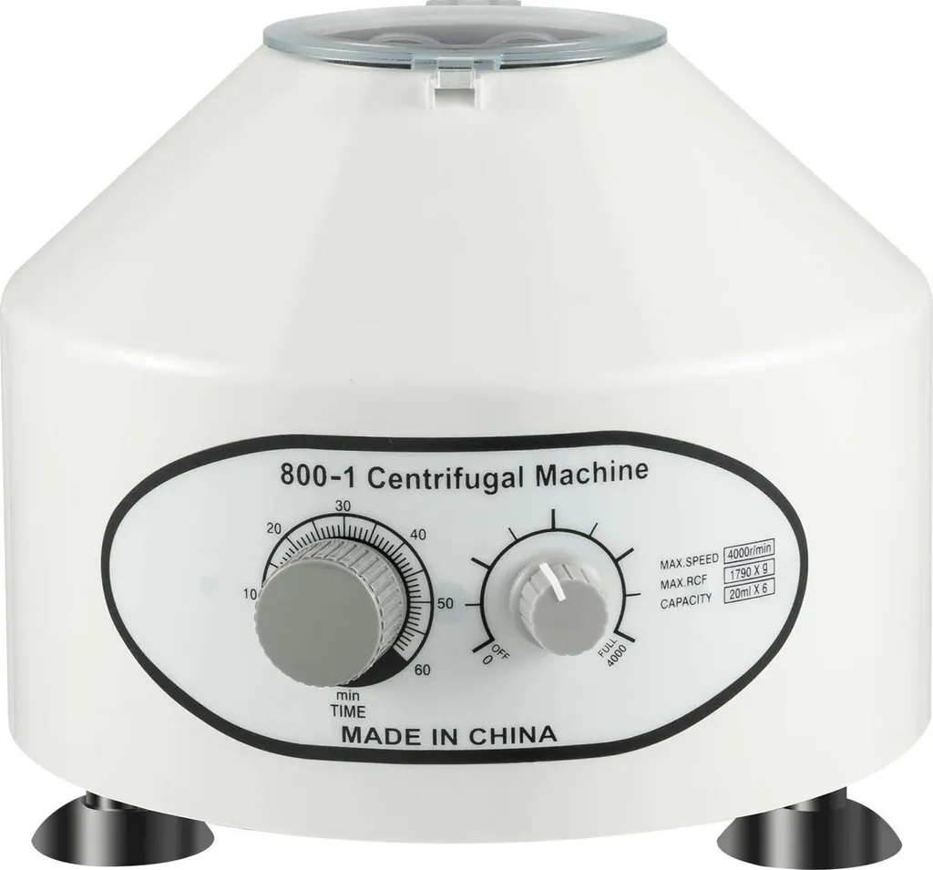 Centrifugeuse de labo silencieuse 4000 tr/min - Fini les vibrations