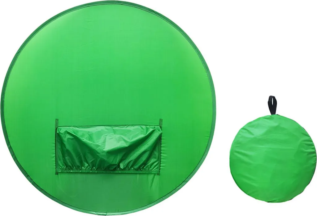 Écran vert de conférence 142 cm portable pour chaise de bureau ronde