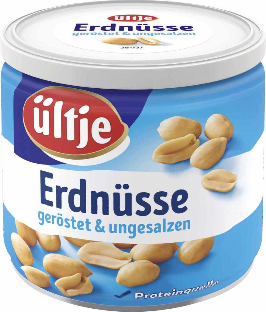 Ültje Erdnüsse geröstet und ungesalzen knackige Produktbild 