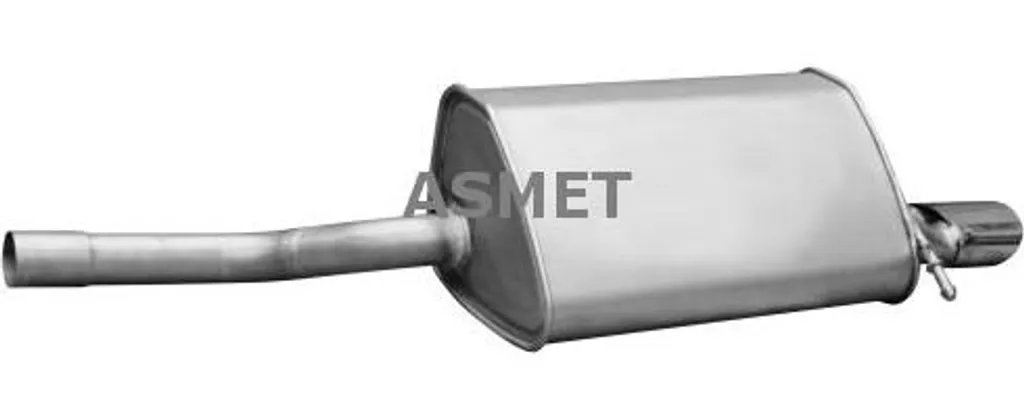 Silencieux arrière ASMET 1026 pour CLK - Réf OE 2094900121 en Acier