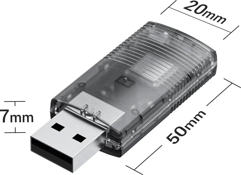 TEC USB-Dongle TX-346 Noir - Adaptateur Bluetooth sans Fil Performant - 3
