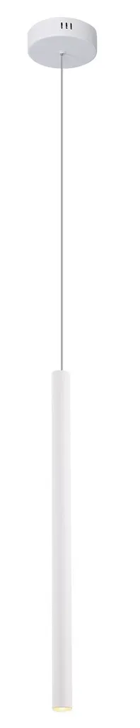 Suspension LED design cylindrique blanc ORGANIC P0202 pour salon moderne