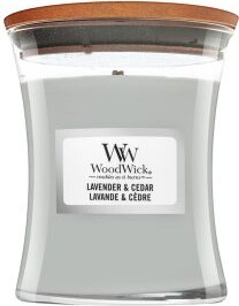 WoodWick - Lavender & Cedar Váza ( levandule a cedr ) 85.0g Zdjęcie produktu 