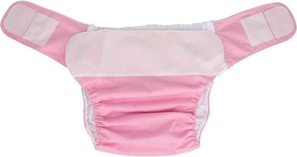 Couche lavable rose imperméable et anti-fuites pour nourrisson fille