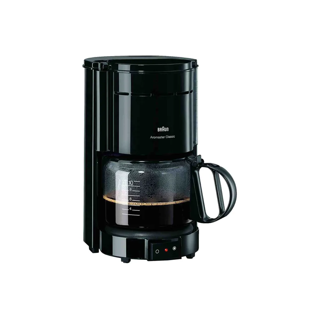 Machine à Café Filtre Braun KF 47/1 Noire pour Petit Déjeuner Familial
