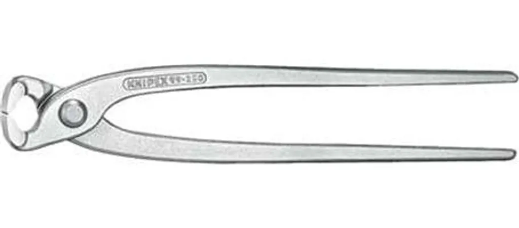 Pince de maçonnerie galvanisée antirouille KNIPEX 250 mm robuste