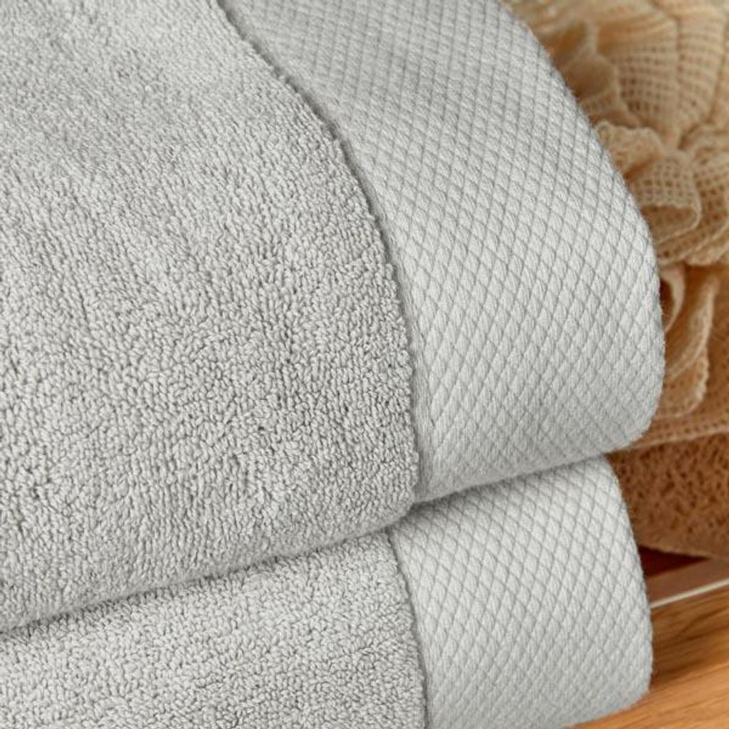 Christy LUXE Gästetücher, 730g/m², 40 x 76 cm, 6er Set, Farbe: french grey