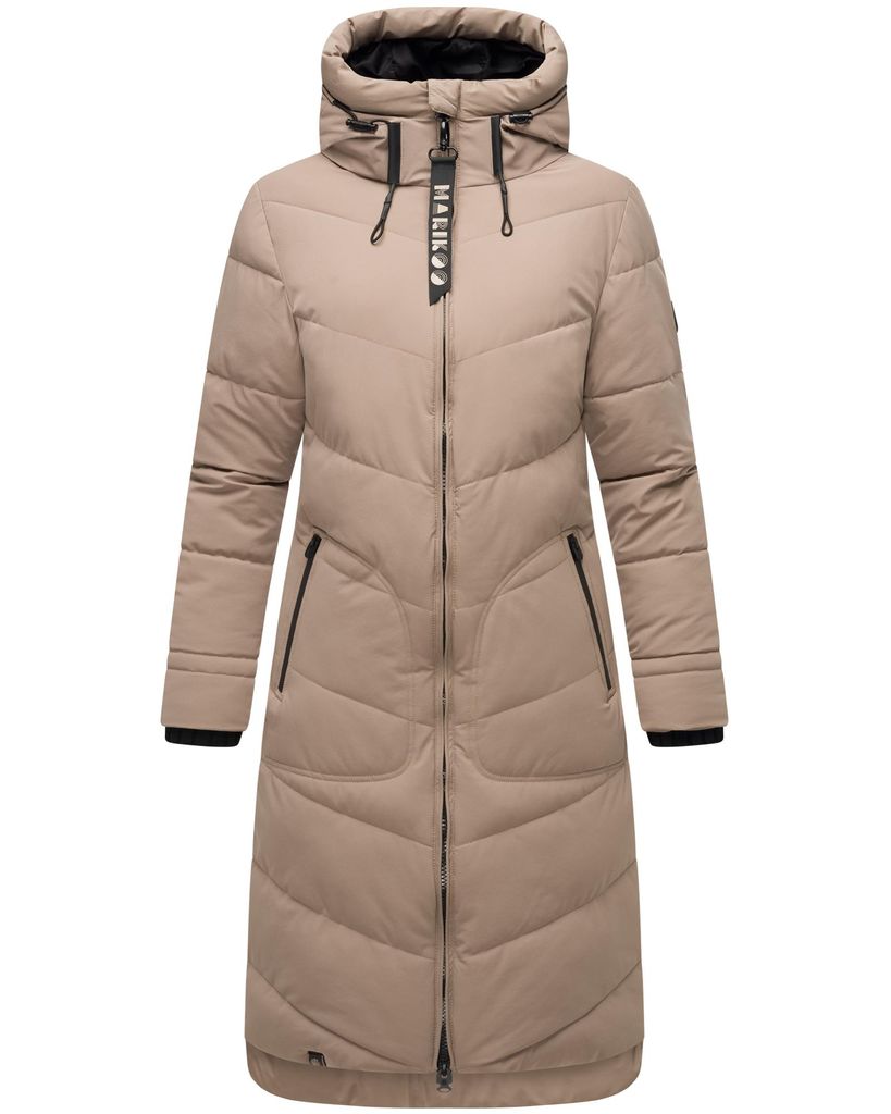 Mantel Warme Winterjacke Damen Ohne Daunen Marikoo Damen