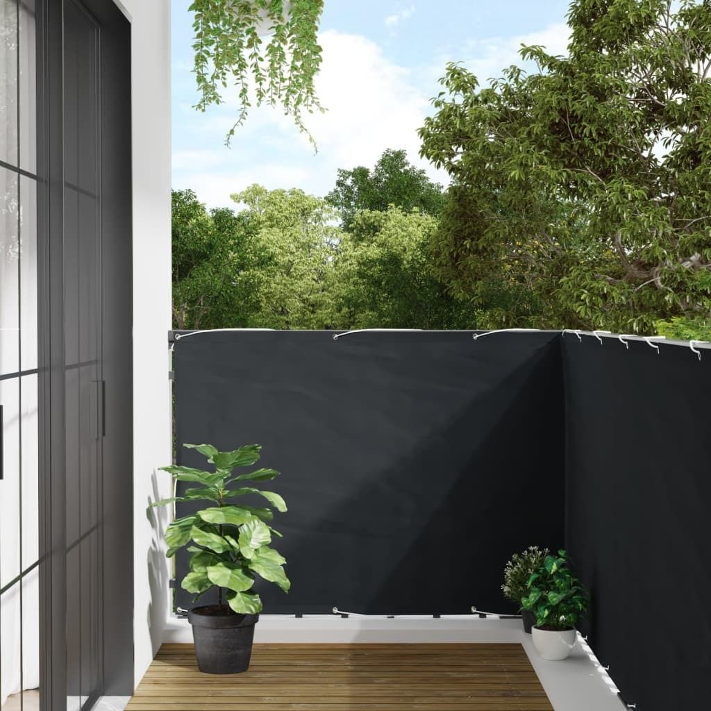 Balkon-Sichtschutz Anthrazit 120x300 cm Oxford-Gewebe , Markisen Design 2024