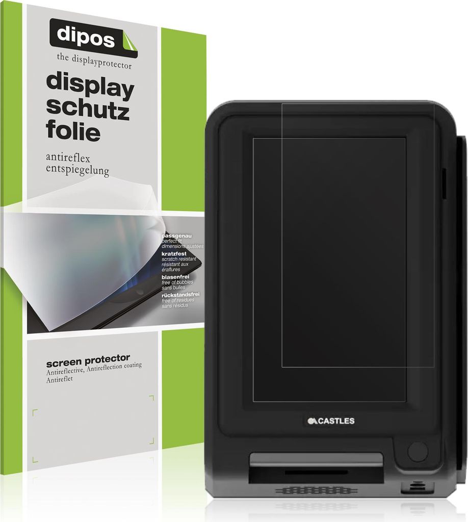 4x Schutzfolie für Adyen S1U2 matt Displayschutzfolie Folie Display Schutz dipos