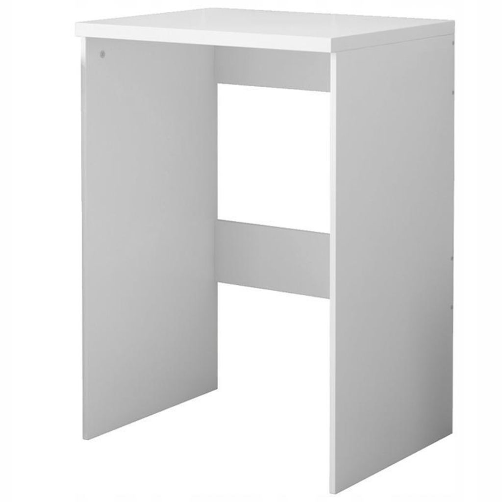 A white shelving unit designed to fit over a washing machine or dryer.