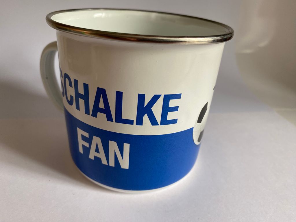 Kult Emaille Becher 0,5 L - Schalke Fan, EB 102 Produktbild 