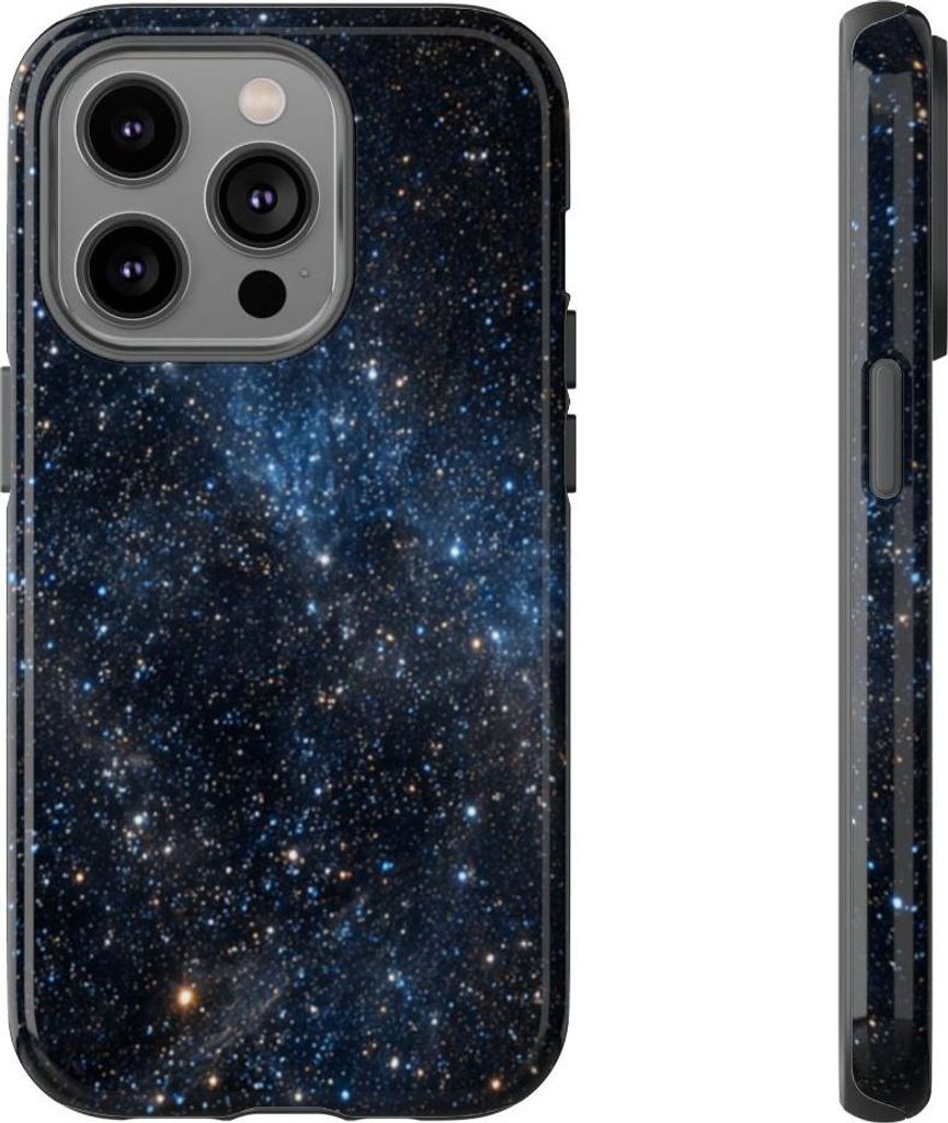 Sternenreicher Blick ins tiefe Weltall – Hülle Kompatibel mit iPhone 14 Pro
