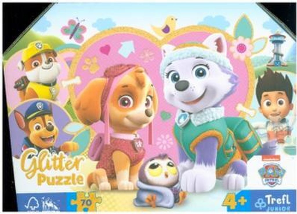 Junior Glitzer Puzzle 70 Teile Paw Patrol