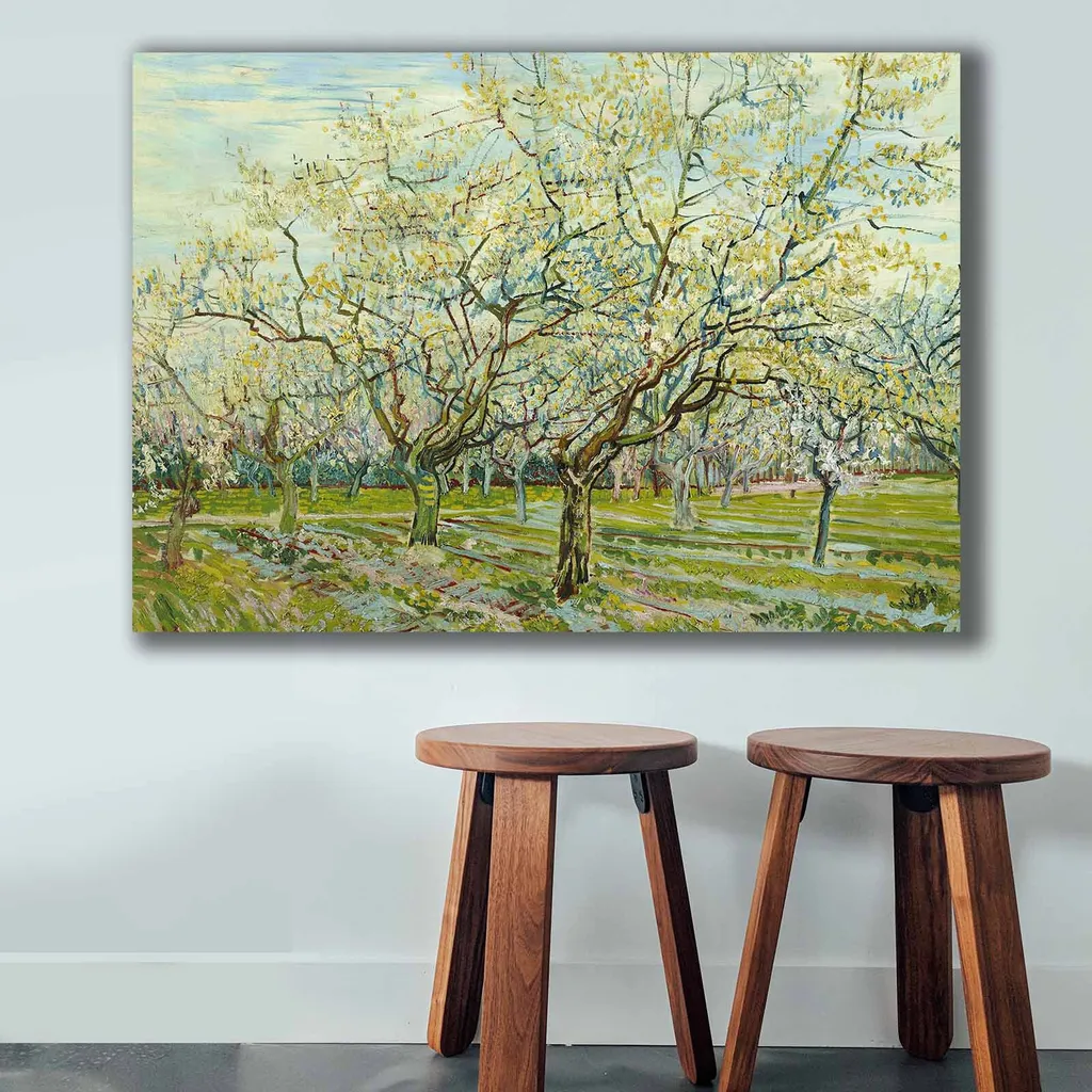 Habiller un mur vide avec le grand tableau sur toile Wallity 70x100 cm