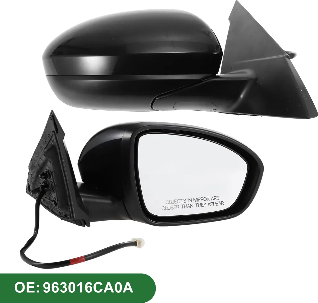 Rétroviseur Droit pour Nissan Altima 2019-2023 Noir 3 Broches 963016Ca0A