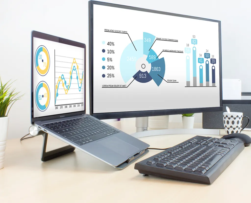 Évitez le Mal de Dos avec ce Support PC Portable et Dock ACT AC8125 - 8