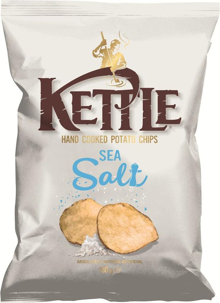 Kettle Sea Salt Kartoffel Chips 130g Produktbild 