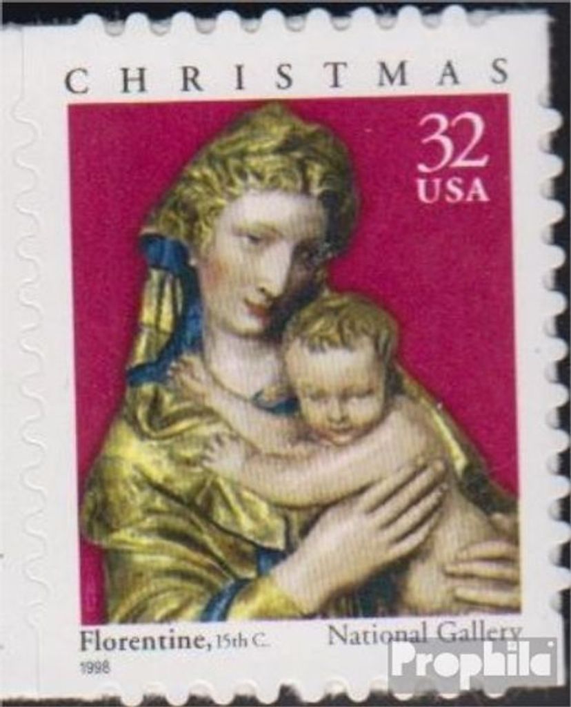 Briefmarken USA 1998 Mi 3050BA (kompl.Ausg.) postfrisch Weihnachten