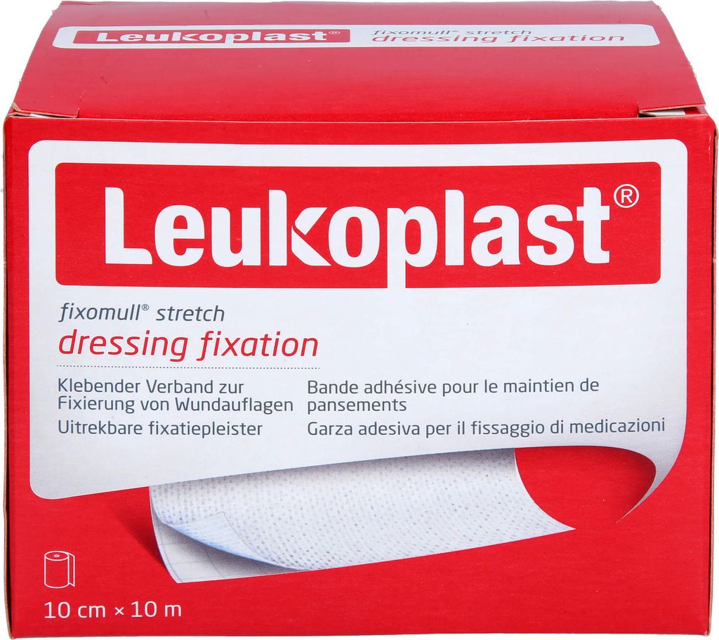 LEUKOPLAST FIXOMULL STRETCH 10CMX10M, 1 St VER Produktbild 