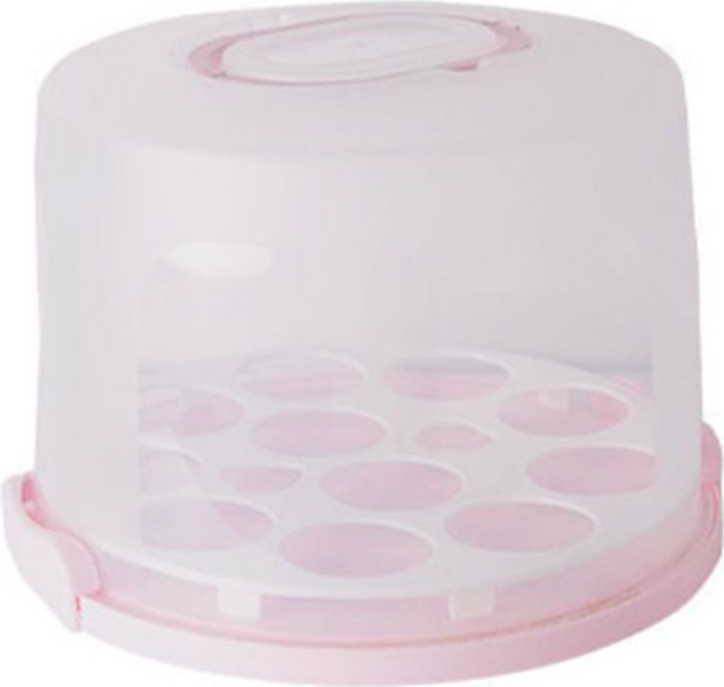 Kuchenträger mit Deckel und Griff, tragbarer Cupcake-Ständer für 10-Zoll-Kuchen, Cupcake-Halter, Kuchen, Muffin, Pizza, Transportbehälter, Kuch...
