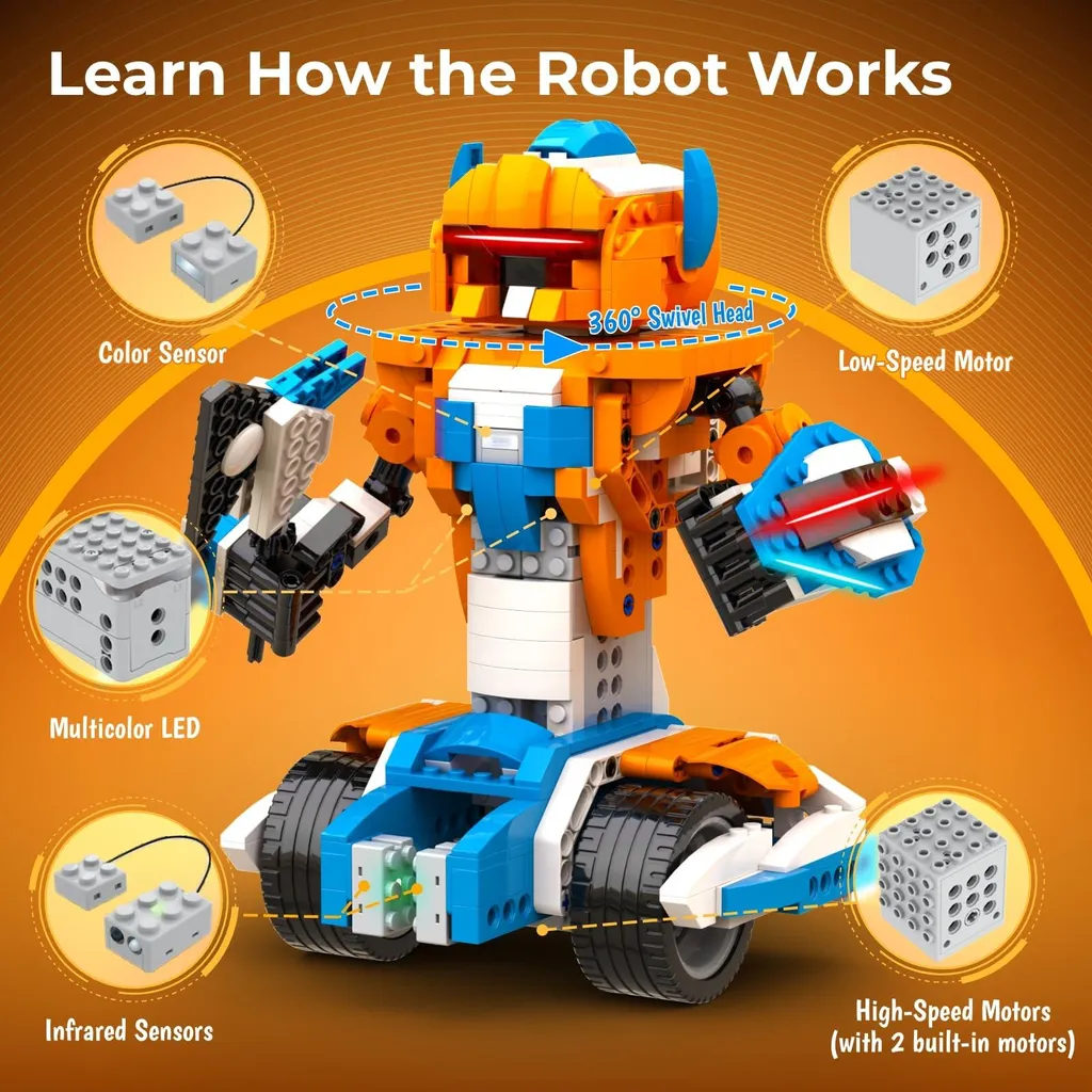 Robot programmable éducatif STEM 12 modèles avec application dédiée 600p - 4