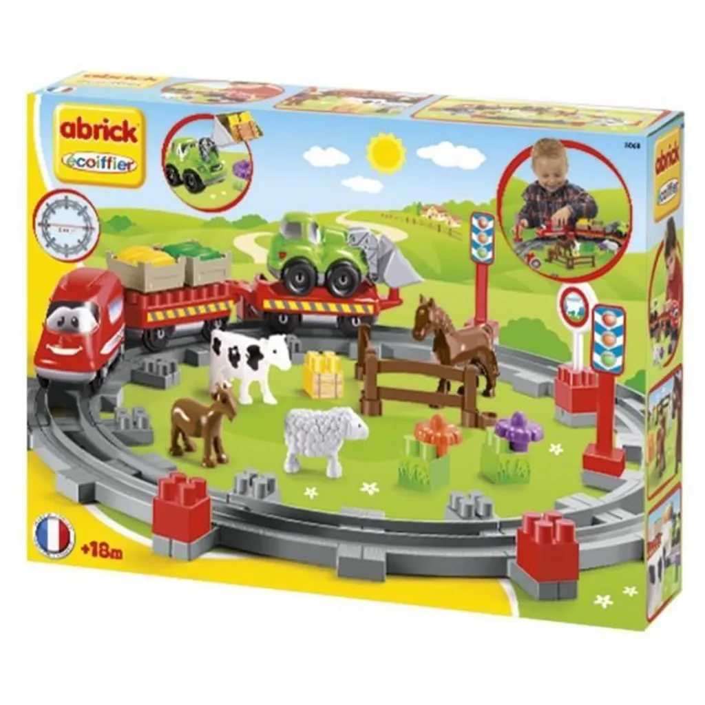 Premier Circuit de Train sans Risque et Facile à Monter Ecoiffier - 2