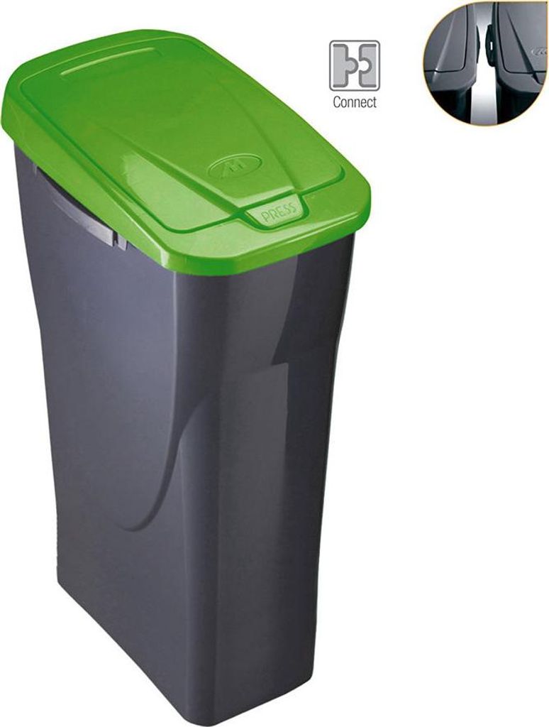 Seau Ecobin 25l Vert Seau Polyvalent Avec Couvercle, Idéal Image du produit 