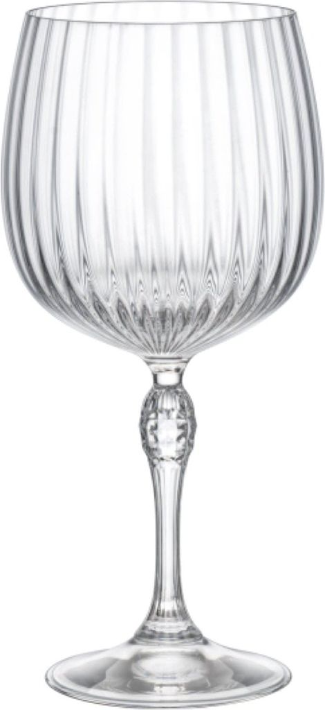 Bormioli Rocco America 20s Gin Tonic Kelch Cocktailglas, 745ml, Kristallglas, transparent, 6 Stück