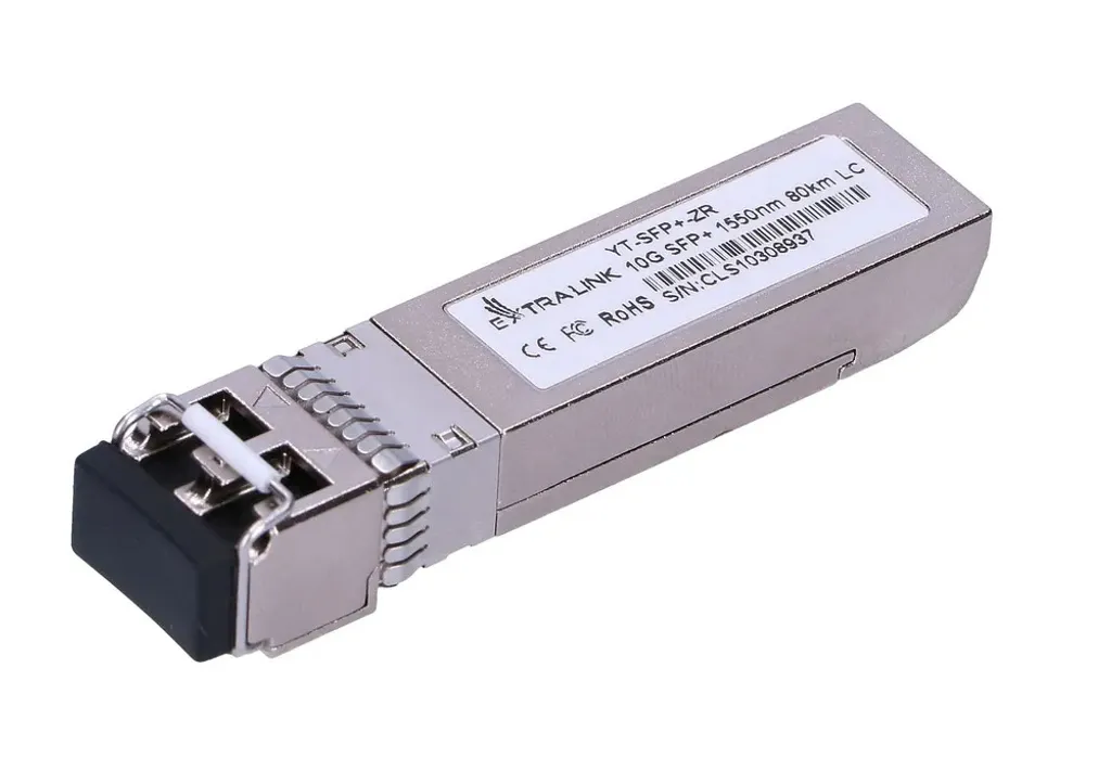 Extension Réseau Fibre 10G SFP+ 80km Monomode 1550nm pour Switch LC