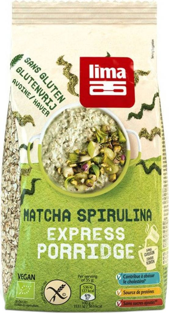 Lima Porridge Matcha Spirulina350g Image du produit 