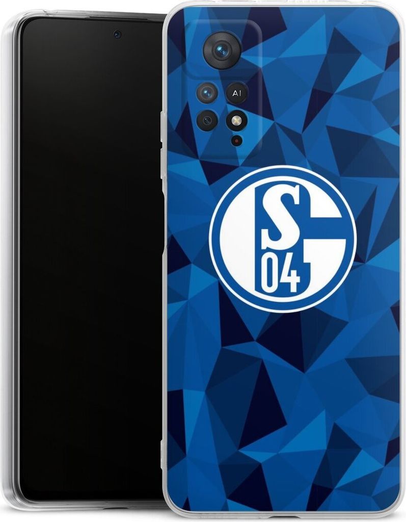 DeinDesign Handyhülle für Xiaomi Redmi Note 11 Pro 5G Silikon Hülle Case Smartphone Schutzhülle Camouflage FC Schalke 04 Muster