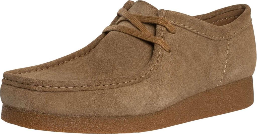 Clarks Wallabee Evo Wildlederschuhe, Beige 43 EU Produktbild 