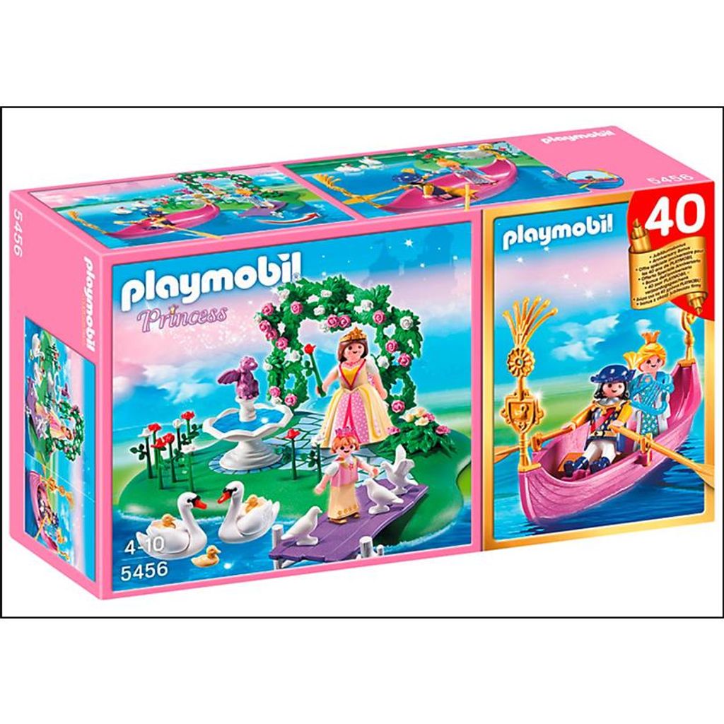 PLAYMOBIL 5456 JubiläumsKompakt Set Prinzessinneninsel mit romantische Gondel