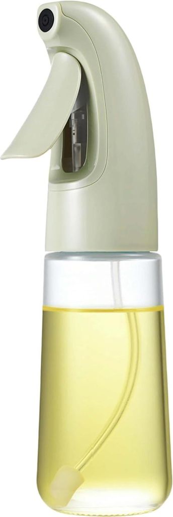 OKWISH Ölspender Glas, Küchen Ölsprüher 180 ml, Essig & Öl Sprühflasche, Feiner Nebel Öl-Sprüher, Ölzerstäuber, Praktisch für Grillen, B...