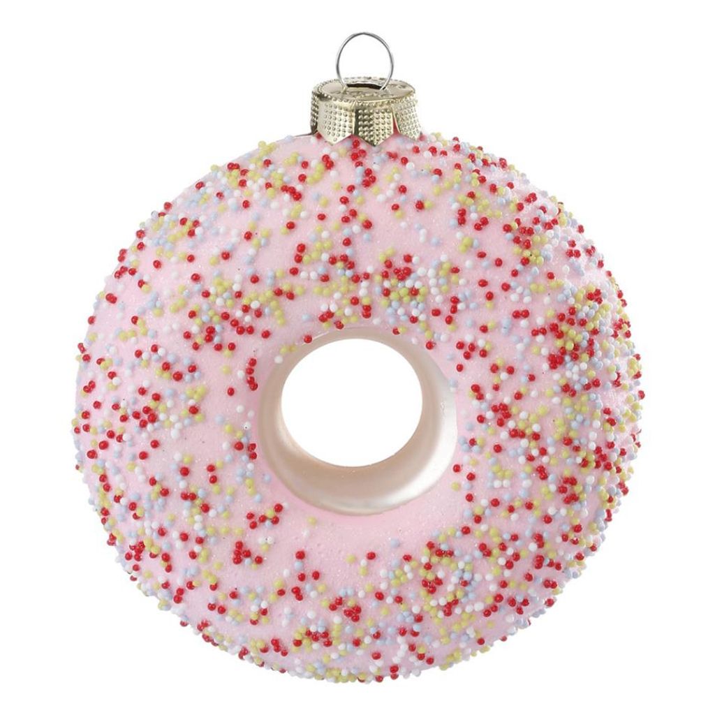 Inge Glas - Himbeerdonut - 10,5 cm - Glas
