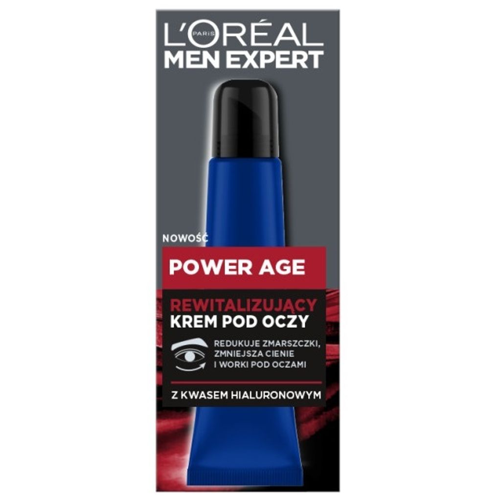 L'Oréal Paris Men Expert Power Age Augencreme, 15ml - Revitalisierende Pflege für Männer