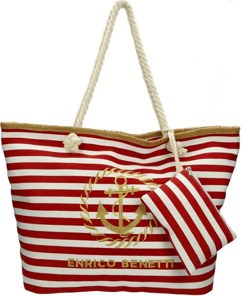 Sac fourre-tout Enrico Benetti Florence 80009 Rouge idéal vacances