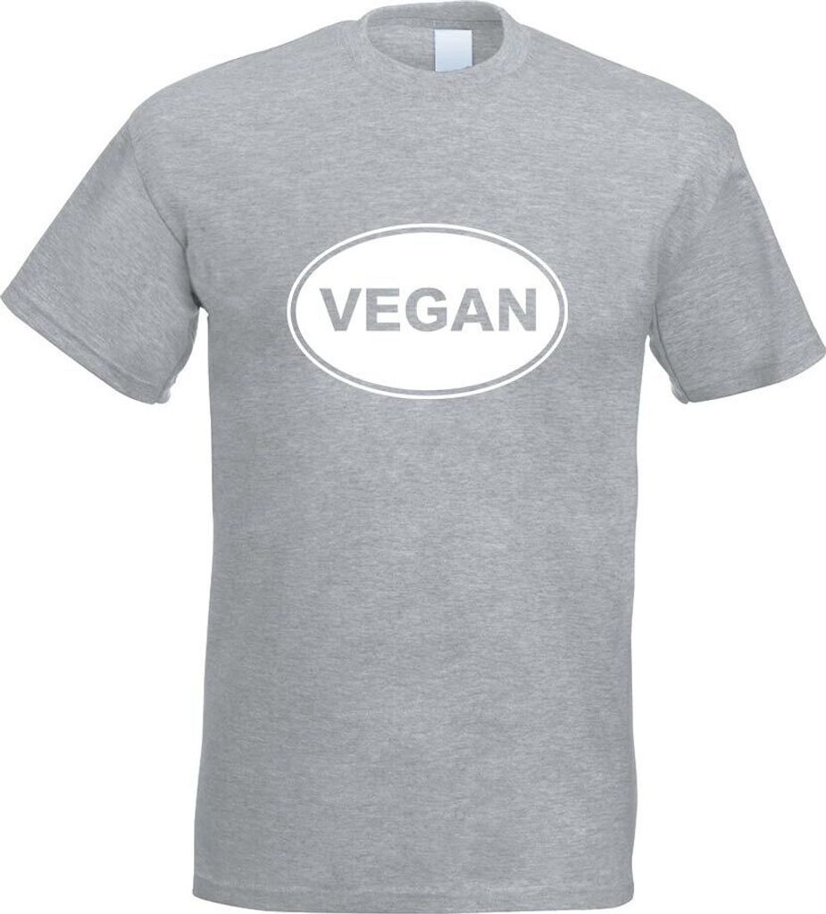 Kiwistar - T-Shirt - Graumeliert - Vegan Herren Funshirt Bedruckt Design Sprüche Spruch Motive - mit Motiv Bedruckt - Funshirt Design - Sport - Fr...