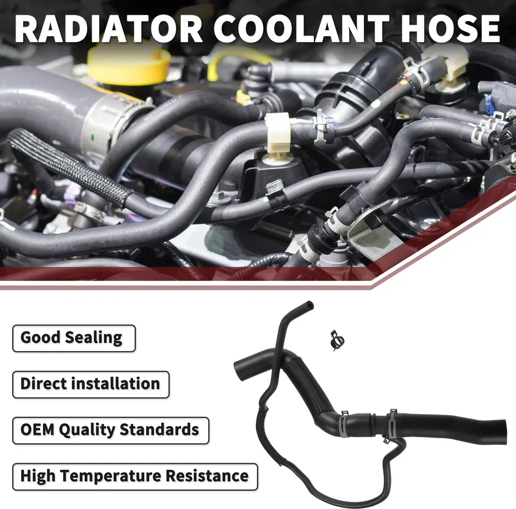 Tuyau de Radiateur Supérieur pour Ford Edge Durite de Chauffage Noire HVAC