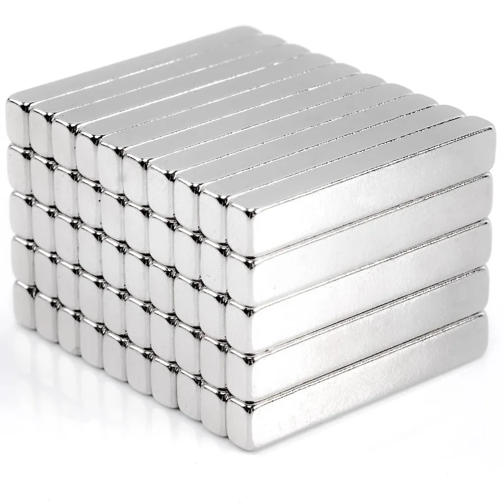 Lot de 50 Aimants Néodyme Plats et Puissants pour Tableaux Magnétiques