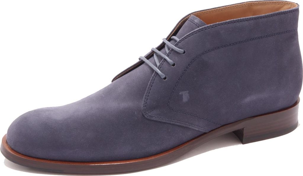 5811AE polacchino uomo TOD'S suede blue shoe man