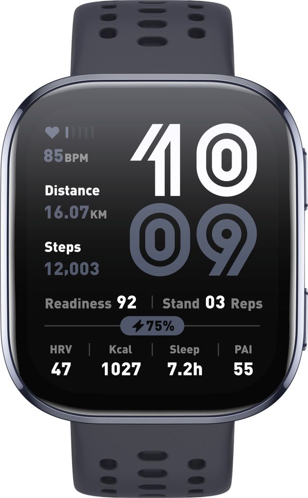Amazfit Bip 6 46mm Bluetooth-Smartwatch Schwarz (Black) Produktbild 