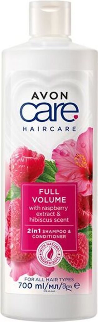 AVON 2-in-1 Shampoo und Spülung mit Himbeerextrakt 700 ml Produktbild 